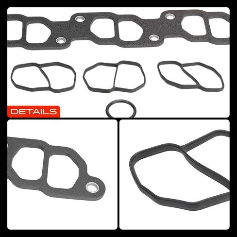 A-Premium Upper Fuel Injection Plenum Gasket Set Compatible with Ford Explorer, Ranger & Mazda B4000, 1998 1999 2000, 4.0L in Kuwait