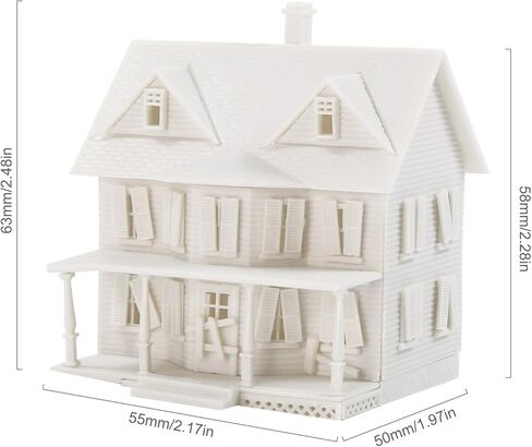 N Scale Model Haunted House Kit Not-Built Building for Model Railroad JZN5883JJ in Kuwait
