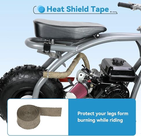 طقم نفاث رئيسي لأنبوب العادم الطويل الأيمن من EOPOAYl متوافق مع Coleman Mini Bike CT200U B200R B200 RB200 RT200 Monster Mega Moto MM212 212 MAX TrailMaster Hurricane 200X PRO قطع غيار سوداء in Kuwait