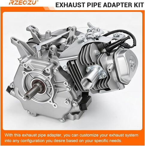 شفة كاتم صوت عادم NPT مقاس 1 بوصة، طقم تمديد عادم المولد متوافق مع أجزاء عربة Predator 301cc 420cc 670cc 11HP 13HP GX270 GX340 GX390 in Kuwait
