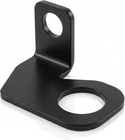22.5mm Rear Axle Safety Flag/Whip Bracket, 304 Stainless Steel, Powder‑Coated Black, Fits 1/2" Pole, for UTV ATV Motorcycle Off‑Road Dirt Bike Motocross,CNC Machined in Kuwait