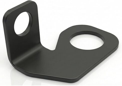 22.5mm Rear Axle Safety Flag/Whip Bracket, 304 Stainless Steel, Powder‑Coated Black, Fits 1/2" Pole, for UTV ATV Motorcycle Off‑Road Dirt Bike Motocross,CNC Machined in Kuwait
