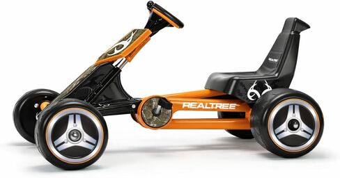 أفضل سيارة ركوب على سيارات Realtree مرخصة رسميًا بدواسة Go Kart للأطفال من سن 3 إلى 6 سنوات | لعبة ركوب للأطفال الصغار مع دواسات سهلة وعجلات دوارة سلسة وإطار متين | متعة المغامرة الآمنة في الهواء الطلق in Kuwait