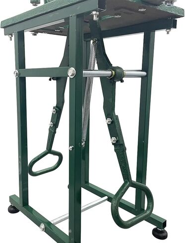 Manual Heavy-Duty Double Pedal Double Station Metal Button Grommet Ring Clasp Riveting Machine with Hole Punch Die-Casting Function in Kuwait