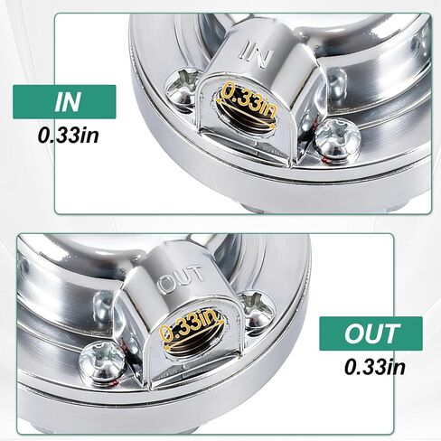 1-5 PSI Carb Fuel Pressure Regulator Kit Universal Adjustable for Carburetor Engine with 1/4 5/16 3/8 Fittings FPR in Kuwait