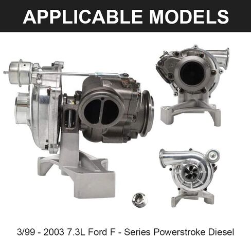 تحديث EBPV متوافق مع 1999.5-2003 Ford 7.3L Powerstroke Diesel Turbo Pedestal + البراغي ومبيت العادم in Kuwait