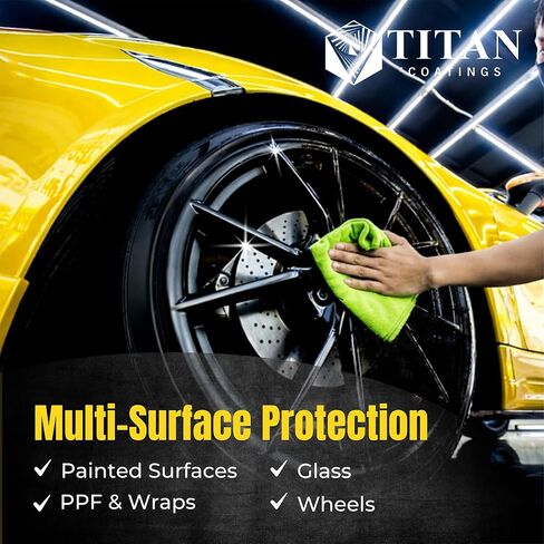 Ultra V4.0 Ceramic Spray Coating 100ml - Extreme Gloss & Hydrophobic Shine - Dual Carbon Polymer & Hyper Quartz® Technology - Long Lasting UV Protection - Easy Spray & Wipe Car Sealant in Kuwait