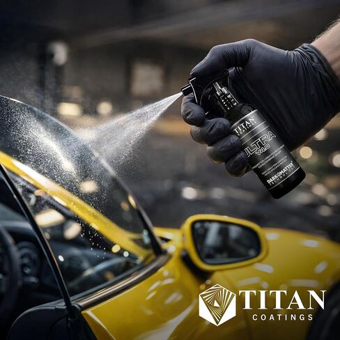 Ultra V4.0 Ceramic Spray Coating 100ml - Extreme Gloss & Hydrophobic Shine - Dual Carbon Polymer & Hyper Quartz® Technology - Long Lasting UV Protection - Easy Spray & Wipe Car Sealant in Kuwait