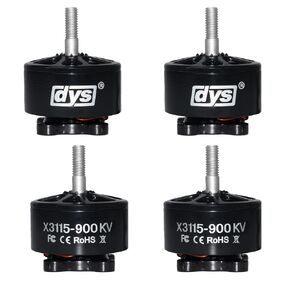 DYS 4pcs X3115 900KV محرك بدون فرش بدون طيار، محرك 6S FPV لطائرة بدون طيار FPV طويلة المدى مقاس 8,9,10 بوصة، محرك FPV للسباقات الرباعية، محركات متعددة المحركات بدون طيار in Kuwait