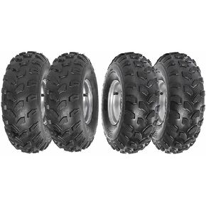 مجموعة عجلات وإطارات مقاس 8 بوصات مقاس 19x7-8 مع محور 4 عروات 110 مم، وعجلات بديلة للمركبات ATV، وGo-Kart، وجزازة الركوب، وأداء عالي التحمل على الطرق الوعرة in Kuwait