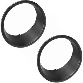 Delyle Headlight Bezel Cover for Wrangler JK 2007-2015, 7 Inch Snap-On Headlight Trim Ring Retaining Bezel, Matte Black ABS, Pack of 2 in Kuwait