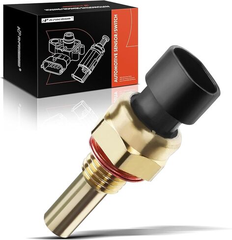 A-Premium Engine Coolant Temperature Sensor Compatible with Chevy, GMC, Cadillac, Buick & More - Avalanche, Corvette, Silverado, Sierra, Yukon, Escalade, LaCrosse, H2, G5, 9-7x - 19236568, 12608814 in Kuwait