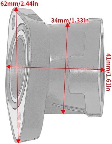 Motorcycle Carburetor Interface Pad Plastic Intake Outlet Glue Compatible With XR100 XR100R XL100 XL100S CRF110 CRF100F 17110-KA8-000 in Kuwait