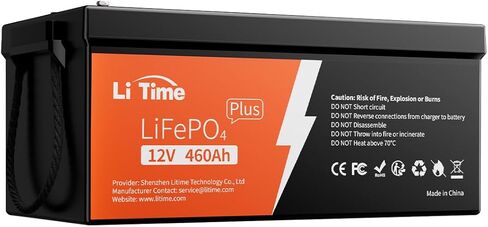 Litime 12V 200Ah Plus LiFePO4 Lithium Battery, Self-Heating & Low Temperature, 2560Wh Energy, Built-in 200A BMS, 4000+ Deep Cycles for RV Home Energy Storage and Off-Grid etc. in Saudi Arabia