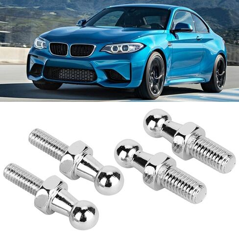 Aramox CNC Aluminum Alloy Ball Stud Bolt, M6 Ball-Studs for Gas Struts, 8mm, 2 Pieces, Compatible with Hood and Gas Columns in Kuwait