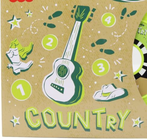 Replacement Part for Collectible Fisher-Price Rockin' Record Player Turntable HXX58 - Replacement Two Sided Record with Cover - Country Music Songs in Kuwait