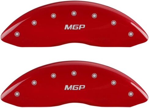 MGP 22226SMGPRD Caliper Covers-Red, Front and Rear: MGP Logo in Kuwait