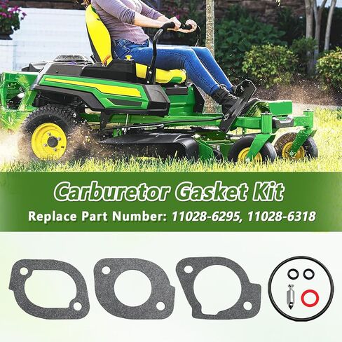 11028-6295 مجموعة حشية المكربن ​​مناسبة لمحرك سلسلة Kawasaki FR FS FR651V FS651V FR691V FS691V FR730V استبدال 11028-6318 in Kuwait