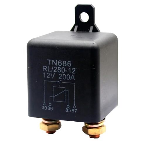 12V 200A مرحل عالي التيار للسيارات 2.4W نوع مستمر لمحركات شاحنة السيارات عالية الطاقة in Kuwait