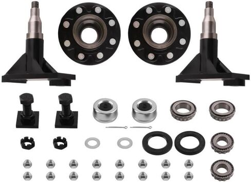 Shipping Container Wheels 8000LB Lug 8 X 6.5 Steel and Cast Iron Compatible with in Kuwait