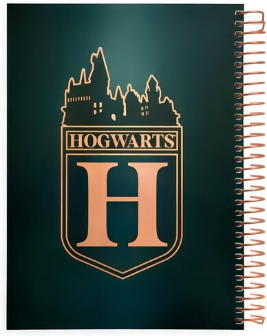 ConQuest Journals Harry Potter 2026-2027 Hogwarts Academic Agenda, July - June, 8.5'' x 6.5'', Spiral-Bound, Weekly/Monthly Calendar Planner Pages, Sticker Sheets, School Supplies, Officially Licensed in Kuwait