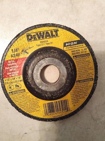 DEWALT Grinding Wheel for Metal, 4-1/2-Inch (DW4514) in Saudi Arabia