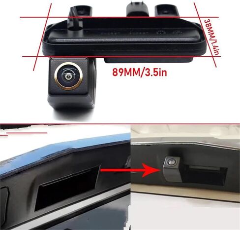 for Mercedes-Benz B-Class W246 W242 B180 B250 2011 2012 2013 2014 Models, This high-Definition Rearview Camera (CAM Relay) is Designed for use with the Trunk Handle of These Vehicles. in Saudi Arabia