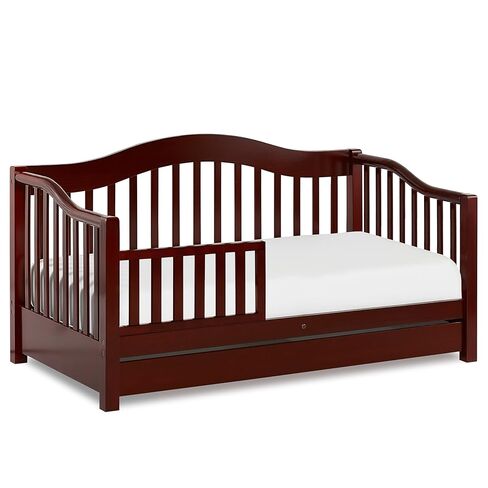 Toddler Day Bed with Storage Drawer in Cherry, Greenguard Gold Certified in Saudi Arabia