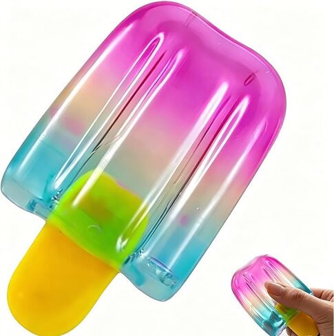 Ice Cream Squeeze Squishy,Summer Party Favors for Kids Adults,Soft Sensory Fidget Toy for Stress & Anxiety Relief,Birthday Gift & Classroom Rewards in Kuwait