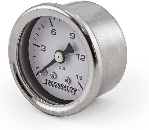 Speedmaster PCE357.1001 1-1/2" 0-15psi Fuel Pressure Gauge (Non Liquid) in Kuwait
