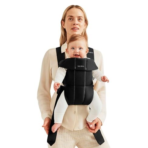 BabyBjörn Baby Carrier Mini, Woven, Black in Saudi Arabia