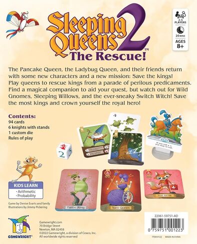 Gamewright Sleeping Queens 2 - The Rescue! in Saudi Arabia