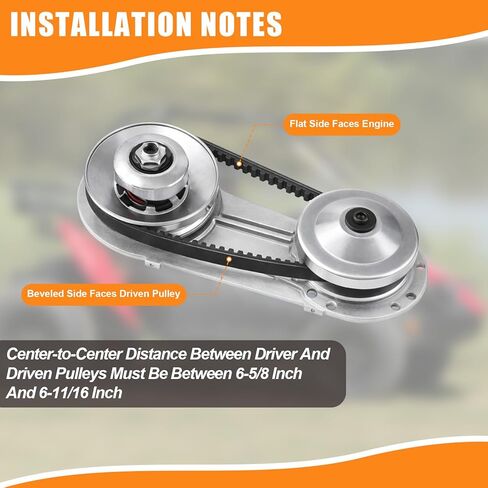 حزام محرك Podoy 203589/5959 Go Kart، حزام محول عزم الدوران 30 سلسلة لمحركات 5HP-7HP، متوافق مع Manco 5959، Comet 203589، Coleman KT196، Murray 12-8487 (3 عبوات) in Kuwait