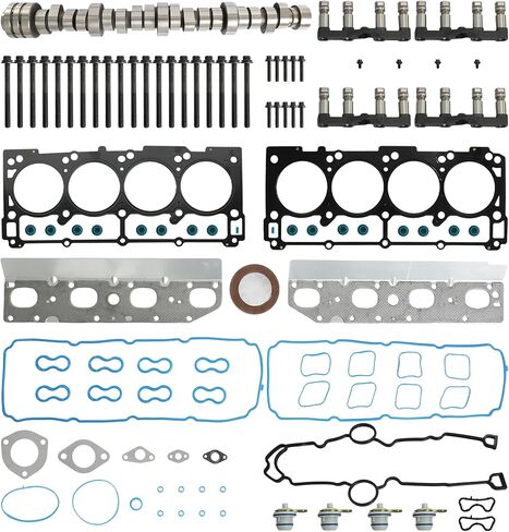 AUCERAMIC غير MDS 5.7L Hemi محرك عمود الحدبات رافع عدة تناسب 2009-2015 لدودج رام 1500 دورانجو كرايسلر أسبن مع مسامير جوانات الرأس 53022372AA 53021720AB 53021720AD HS26423PT in Kuwait
