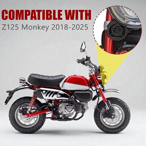 غطاء القرن الأمامي مناسب لسلسلة Honda Monkey 125 Z125 2018 2019 2020 2021 2022 2023 2024 2025، واقي إطار غطاء القرن، قطع غيار لهوندا in Kuwait