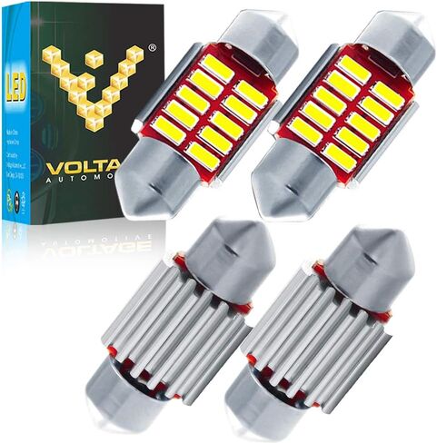 Voltage Automotive LED 3157A 3457A 3057A 3357A Amber Bulb For Brake Light Turn Signal Side Marker Tail Light Bulb (10 Pack) in Kuwait