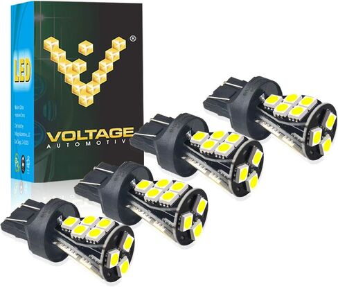 Voltage Automotive LED 3157A 3457A 3057A 3357A Amber Bulb For Brake Light Turn Signal Side Marker Tail Light Bulb (10 Pack) in Kuwait