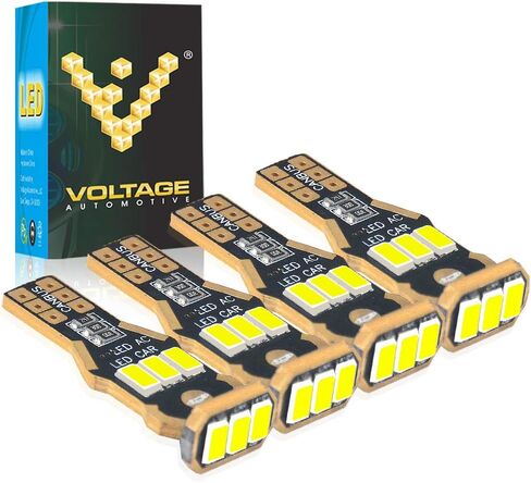 Voltage Automotive LED 3157A 3457A 3057A 3357A Amber Bulb For Brake Light Turn Signal Side Marker Tail Light Bulb (10 Pack) in Kuwait