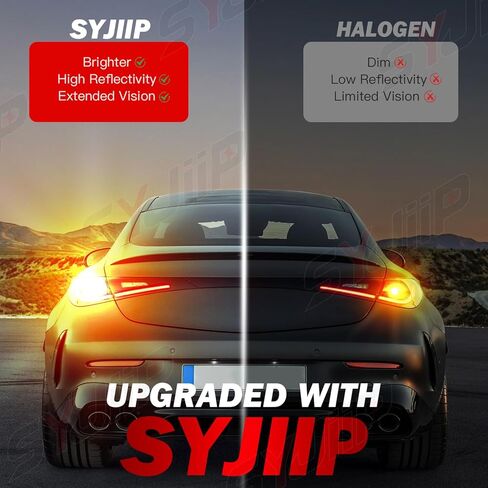 مصابيح إشارة الانعطاف الأمامية 3157 LED متوافقة مع Toyota Sienna 2001 2002 2003 2004 2005 2006 2007 2008 2009 2010 2011 2012 2013 2014، سطوع 300% 3000K أصفر كهرماني، التوصيل والتشغيل، حزمة من 2 in Kuwait