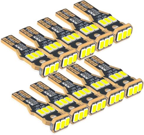 Voltage Automotive LED 3157A 3457A 3057A 3357A Amber Bulb For Brake Light Turn Signal Side Marker Tail Light Bulb (10 Pack) in Kuwait