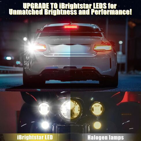 iBrightstar 921 LED لمبة بيضاء، T15 912 LED عكس مصابيح كهربائية فائقة السطوع لوقوف السيارات الاحتياطية بدوره أضواء الإشارة، 2 حزمة in Kuwait