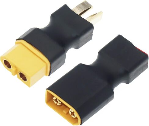 XT60 إلى T Plug أنثى ذكر موصل محول لسيارة RC FPV Drone Lipo NiMH شاحن بطارية ESC بدون موصل أسلاك (زوج واحد) in Kuwait