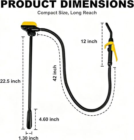 مضخة نقل الوقود اللاسلكية متوافقة مع بطارية DeWalt 20V Milwaukee 18V، تدفق 3.2 GPM، مضخة كهربائية محمولة متوافقة مع وظيفة حماية الجهد المنخفض مثالية للديزل والبنزين in Kuwait