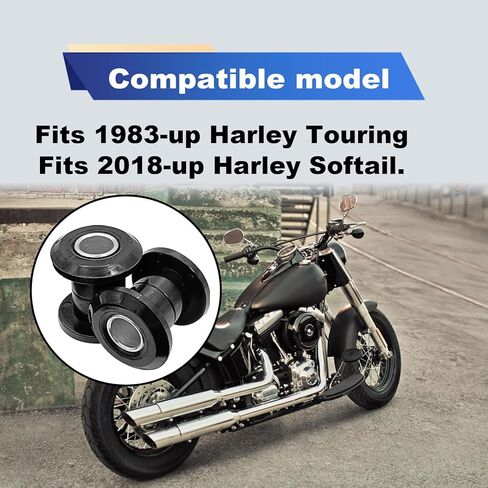 مجموعة جلبة المقود من ستيمارت متوافقة مع موديلات Harley Touring Road King Street Glide (1983-2024) وSoftail (2018-2024) in Kuwait