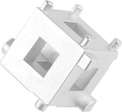 Car Cube Brake Caliper Compression Tool,Durable Steel Brake Caliper Tool Fits 3/8" Square Driver,Universal Car Accessories Car Rear Disc Brake Piston Tool Rotates Piston Back into Caliper in Kuwait