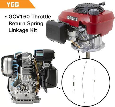 GCV160 خنق العودة الربيع الربط عدة لهوندا GCV190 GSV190 تورو شبل كاديت حرفي جزازة العشب HRR216 HRB216 HRS216 HRT216 HRZ216 HRX217 حاكم المكربن ​​الربيع ربط قضيب التحكم في السرعة in Kuwait