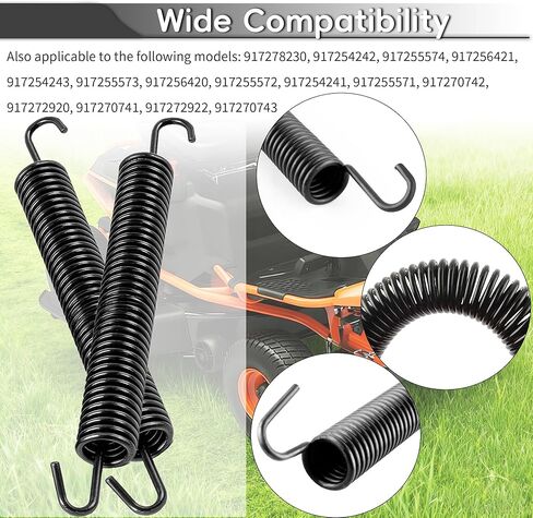 532105709 Return Spring متوافق مع Husqvarna وCraftsman، يستبدل 105709X Spring-Return-Clutch (عبوتان) in Kuwait