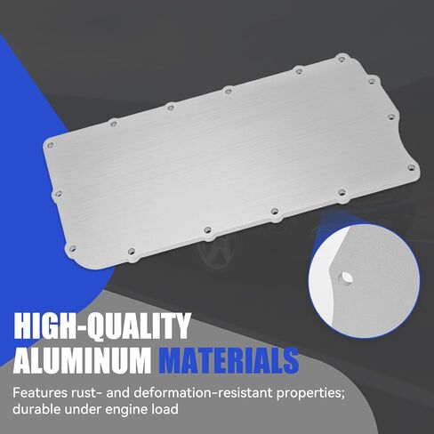 JERBOR 1/4" Thickness Plenum Plate Fit For Dodge 360 Magnum 5.2l 5.9l 1992-2003 Engine, Intake Manifold Aluminum Plenum Repair Plate in Kuwait