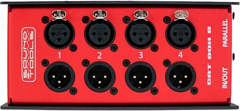 CAT Box 8 - a Durable Four Channel Stage Box with Both a Male XLR and a Female XLR Connector on Each of The Four Channels. in Saudi Arabia