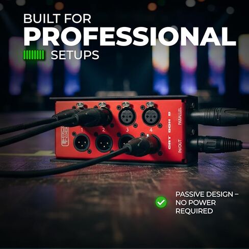 CAT Box 8 - a Durable Four Channel Stage Box with Both a Male XLR and a Female XLR Connector on Each of The Four Channels. in Saudi Arabia